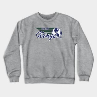 Defunct Dayton Wings WBA Basketball Crewneck Sweatshirt